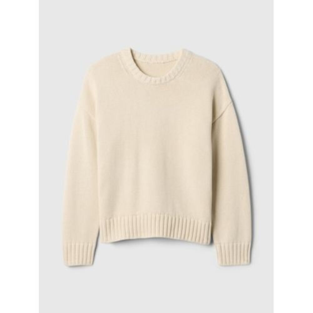 Gap Relaxed Crewneck‎ Sweater in Chino Beige